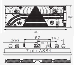 25-7400-511 ФОНАРЬ ЗАДНИЙ ПРАВЫЙ EUROPOINT III + 4ASS2